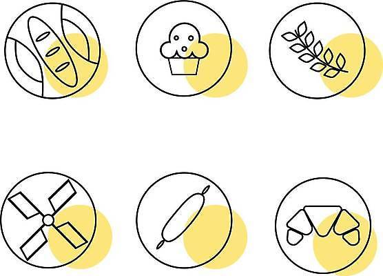 EPS 해외이미지 캐릭터 디자인 배너 음식 빵 백그라운드 컨셉 일러스트 비즈니스 요리 미술 그래픽 세트 요리사 검은색 빵집 흰색 축하 플랫 닫기 맛 상품 만화 밀 굽기 심볼 사인 메뉴 심플 윤곽 배지 방앗간 고립 마스코트 엘리먼트 옛날 전설 제빵사 해외일러스트 일러캐릭터 직업 컬러 모션 문화예술 곡류 상점 구이 파일형식 벡터 이미지허브