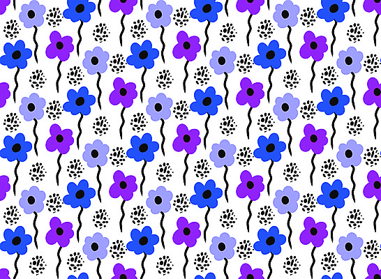 JPG 해외이미지 백그라운드 패턴 일러스트 추상 사람없음 파란색 낙서 심플 보테니컬아트 해외일러스트 컬러 무늬 파일형식 이미지허브