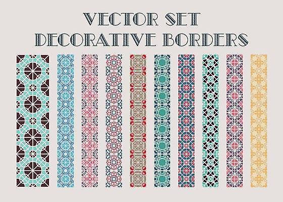 EPS 해외이미지 디자인 꽃무늬 패턴 일러스트 프레임 사람없음 장식 세트 화려 클래식 복고 해외일러스트 꽃 컨셉 무늬 파일형식 벡터 이미지허브