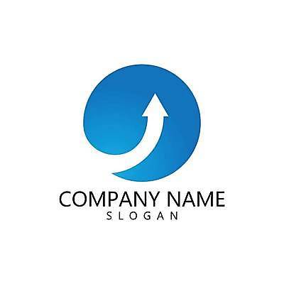 EPS 해외이미지 디자인 화살표 일러스트 비즈니스 추상 사람없음 파란색 원형 심볼 심플 해외일러스트 도형 컬러 무늬 파일형식 벡터 이미지허브