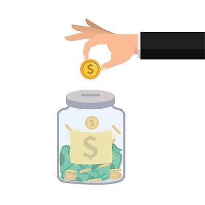 EPS 해외이미지 손 지폐 일러스트 유리병 들기 신체부위 달러 동전 저축 저금통 병 투자 넣기 해외일러스트 식기 돈 비즈니스 모션 병_용기 사람 금융 파일형식 벡터 이미지허브