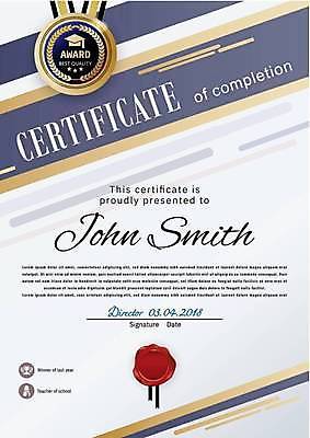 EPS 해외이미지 일러스트 타이포그라피 사람없음 파란색 상패 메달 임명장 해외일러스트 문자 컬러 상_우승 상_상패 파일형식 벡터 이미지허브