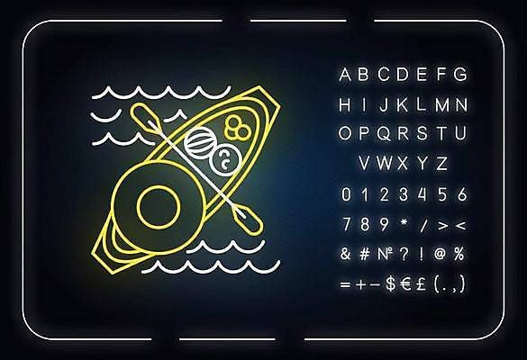 EPS 해외이미지 알파벳 선 백그라운드 일러스트 타이포그라피 사람없음 상점 화려 수면 심볼 노 네온 형광등 해외일러스트 문자 영어 컨셉 전등 물 선박 파일형식 벡터 이미지허브