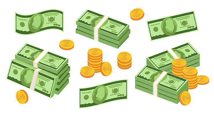 포토 JPG 해외이미지 디자인 지폐 일러스트 사람없음 초록색 금융 쌓기 플랫 돈다발 동전탑 엘리먼트 해외일러스트 컬러 돈 모션 경제 동전 파일형식 이미지허브