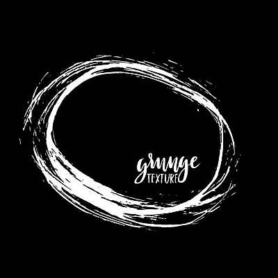 EPS 해외이미지 디자인 일러스트 붓터치 사람없음 검은색 원형 질감 그런지 해외일러스트 도형 컬러 파일형식 벡터 이미지허브