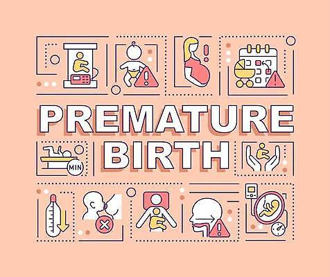 EPS 해외이미지 디자인 선 백그라운드 컨셉 일러스트 건강 안전 타이포그라피 사람없음 단어 임산부 임신 육아 금지 달력 아기 출산 무게 느낌표 인큐베이터 레터링 해외일러스트 문자 기호 사람 파일형식 벡터 이미지허브