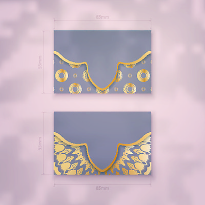 EPS 해외이미지 디자인 백그라운드 패턴 일러스트 명함 사람없음 세트 회색 금색 고급 만다라 목업 해외일러스트 컬러 컨셉 무늬 파일형식 벡터 이미지허브