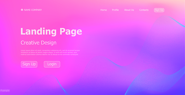 EPS 해외이미지 디자인 백그라운드 일러스트 사람없음 그래픽 홈페이지 그라데이션 인터페이스 해외일러스트 파일형식 벡터 이미지허브