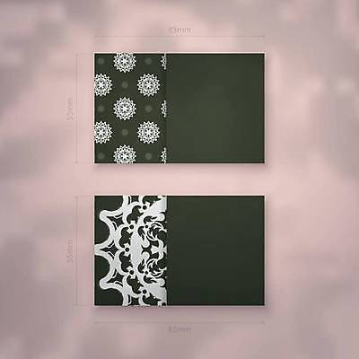 EPS 해외이미지 디자인 백그라운드 패턴 일러스트 명함 사람없음 세트 검은색 고급 만다라 목업 해외일러스트 컬러 컨셉 무늬 파일형식 벡터 이미지허브