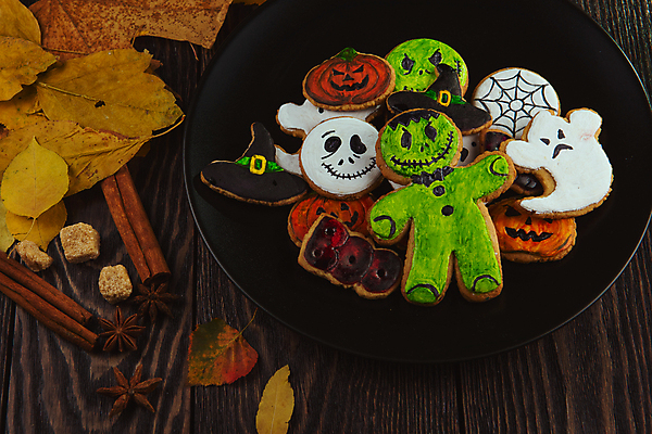 포토 JPG 해외이미지 탁자 디저트 사람없음 장식 파티 쿠키 할로윈 가을 달콤 유령 거미 박쥐 잭오랜턴 핸드메이드 호러 좀비 해외포토 계절 음식 가구 곤충 포유류 이벤트 맛 공포 파일형식 이미지허브