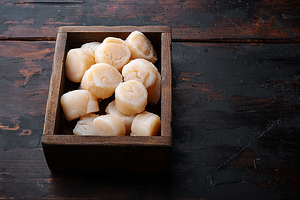 포토 JPG 해외이미지 조개 실내 사람없음 나무상자 담기 가리비 관자 나무배경 해외포토 백그라운드 모션 어패류 내부 상자 파일형식 이미지허브