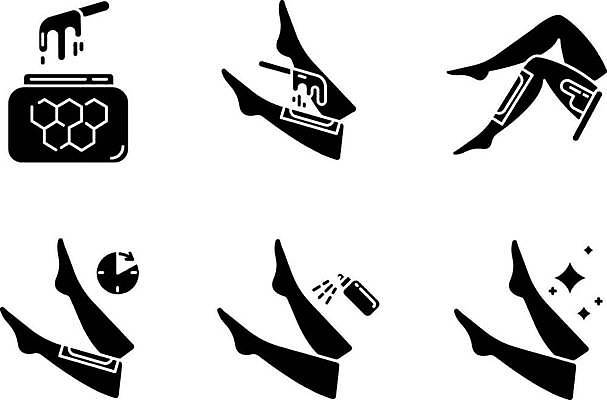 EPS 해외이미지 일러스트 신체부위 반짝임 뷰티 기다림 피부관리 스프레이 꿀 왁스 왁싱 위생관리 제모 제모용품 왁스스트립 해외일러스트 모션 관리 사람 파일형식 벡터 이미지허브