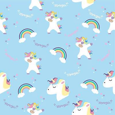 EPS 해외이미지 디자인 별 하늘색 무지개 여러마리 일러스트 사람없음 패턴백그라운드 유니콘 해외일러스트 자연요소 다수 백그라운드 패턴 파란색 파일형식 벡터 이미지허브