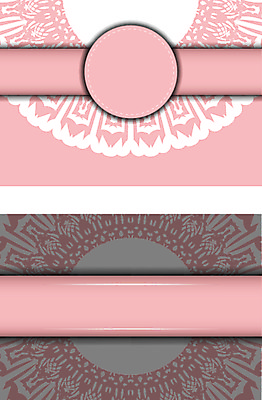 포토 JPG 해외이미지 문양 분홍색 프레임 사람없음 세트 화려 고급 빅토리아 카피스페이스 해외일러스트 컬러 컨셉 공백 파일형식 이미지허브