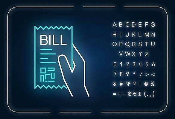 EPS 해외이미지 손 알파벳 선 백그라운드 일러스트 타이포그라피 신체부위 화려 심볼 네온 형광등 환급 해외일러스트 문자 영어 컨셉 전등 사람 세금 파일형식 벡터이미지허브 