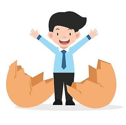 EPS 해외이미지 전신 남자 일러스트 비즈니스 한명 서기 정장 성인 비즈니스라이프 만세 비즈니스맨 계란껍데기 성인남자한명만 해외일러스트 1 라이프스타일 옷 모션 사람 계란 직장인 남자한명만 성인남자만 파일형식 벡터 이미지허브