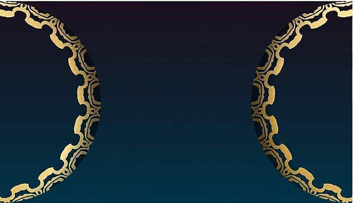 EPS 해외이미지 문양 디자인 백그라운드 일러스트 프레임 사람없음 금색 화려 고급 남색 카피스페이스 국경 해외일러스트 컬러 컨셉 공백 파일형식 벡터 이미지허브