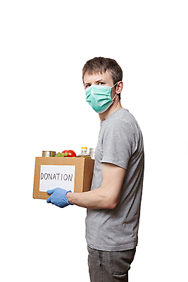 포토 JPG 해외이미지 잡화 음식 장갑 토마토 채소 포장 포도 관리 선물 가면 한명 사람 상자 봉사 바이러스 캔 배달원 보호 상품 서비스 커뮤니티 통조림 기부 소셜 자선 전염병 지원 헬프 공급 자선단체 해외포토 직업 1 컨셉 과일 도움 그룹 질병 파일형식 이미지허브