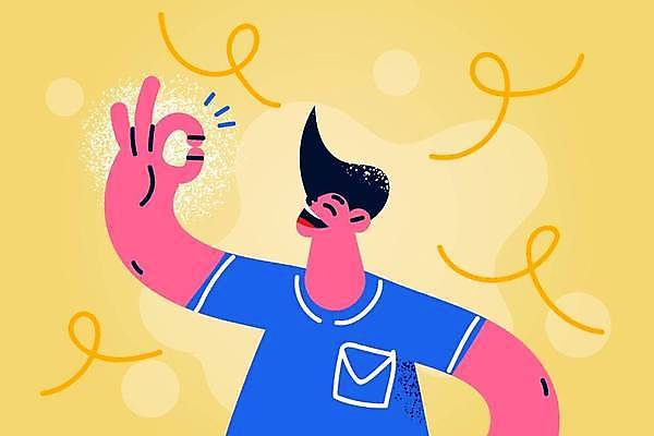 EPS 해외이미지 전신 라이프스타일 남자 일러스트 한명 웃음 상반신 성인 OK 성인남자한명만 해외일러스트 1 표정 사람 손짓 생활 남자한명만 성인남자만 파일형식 벡터 이미지허브