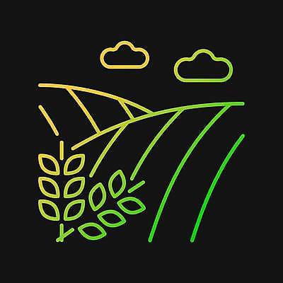 EPS 해외이미지 디자인 선 컨셉 밭 농업 일러스트 미술 경사 초록색 농작물 픽토그램 농장 농경지 노란색 검은색 웹 어둠 흙 수확 플랫 야간 땅 밀 심볼 사인 그림 심플 윤곽 네온 타입 땅바닥 밭일 얇은 테마 방식 세련 해외일러스트 자연요소 산업 컬러 인터넷 문화예술 곡류 바닥 파일형식 벡터 이미지허브