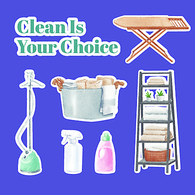 JPG 해외이미지 스티커 일러스트 선반 사람없음 수건 바구니 빨래 옷걸이 다리미판 위생관리 해외일러스트 가구 가사 관리 위생용품 파일형식 이미지허브