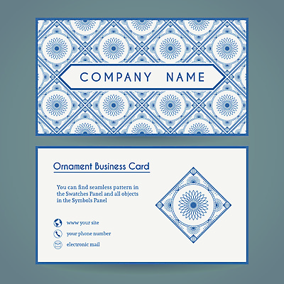 포토 JPG 해외이미지 디자인 패턴 일러스트 명함 사람없음 파란색 고급 스타일 해외일러스트 컬러 컨셉 무늬 파일형식 이미지허브