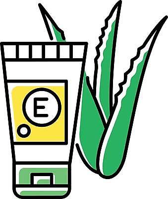 EPS 해외이미지 일러스트 선인장 사람없음 초록색 핸드크림 해외일러스트 식물 컬러 화장품 파일형식 벡터 이미지허브