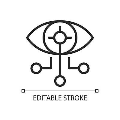 EPS 해외이미지 편집 디자인 선 컨셉 일러스트 기술 건강 미술 치료 픽토그램 약 웹 어둠 플랫 눈동자 스마트 심볼 사인 그림 시력 심플 윤곽 비전 감시 안과 시력검사 고립 얇은 인공 제어 타격 해외일러스트 인터넷 의학 모션 문화예술 병원 눈_신체부위 검사_조사 파일형식 벡터 이미지허브