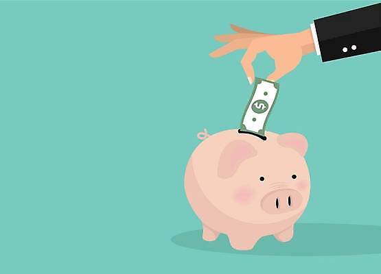 EPS 해외이미지 손 하늘색 지폐 일러스트 그림자 들기 신체부위 저축 돼지저금통 투자 해외일러스트 돈 비즈니스 모션 사람 금융 파란색 저금통 파일형식 벡터 이미지허브