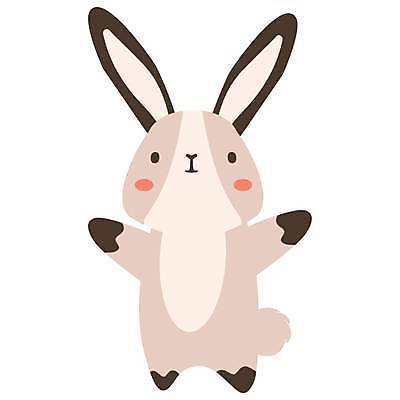 EPS 해외이미지 한마리 일러스트 사람없음 토끼 토끼캐릭터 해외일러스트 1 동물캐릭터 포유류 반려동물 파일형식 벡터 이미지허브