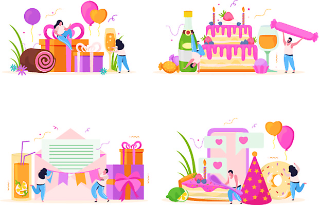 포토 JPG 해외이미지 전신 여자 남자 음료 사탕 선물 서기 들기 앉기 손짓 여러명 성인 선물상자 케이크 와인 숟가락 축하 도넛 샴페인 편지지 꽃가루 머핀 라임 풍선 롤케이크 가랜드 성인만 해외포토 빵 다수 컨셉 과일 모션 디저트 주류 수저 사람 상자 가루 편지 파티용품 파일형식 이미지허브