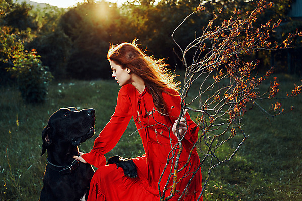 포토 JPG 해외이미지 동물 백인 모델 라이프스타일 응시 드레스 공원 여자 꽃 행복 얼굴 자연 사랑 한명 사람 야외 빨간색 초록색 반려동물 뷰티 유행 마을 정원 봄 우정 신선 화려 우아함 개 강아지 핥기 주인 해외포토 서양인 식물 1 시선 옷 계절 공공시설 감정 컬러 컨셉 포유류 모션 생활 신체부위 친구 생태계 파일형식 이미지허브