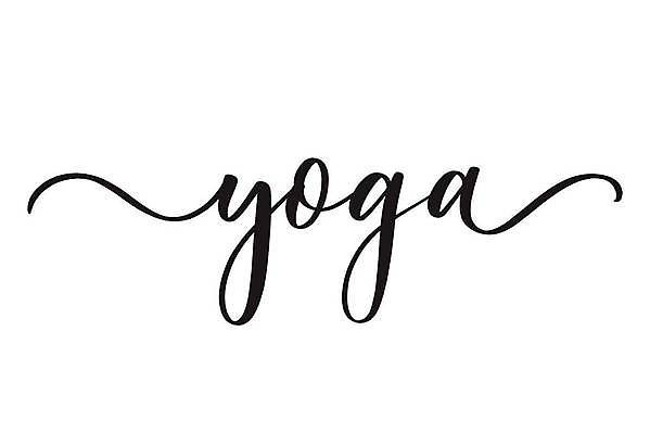 EPS 해외이미지 손글씨 영어 일러스트 캘리그라피 요가 사람없음 필기체 레터링 해외일러스트 문자 웰빙 파일형식 벡터 이미지허브