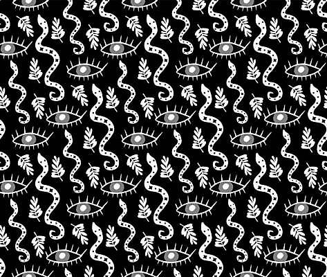 EPS 해외이미지 백그라운드 패턴 일러스트 사람없음 검은색 흰색 뱀 눈모양 호러 해외일러스트 모양 컬러 무늬 파충류 공포 파일형식 벡터 이미지허브