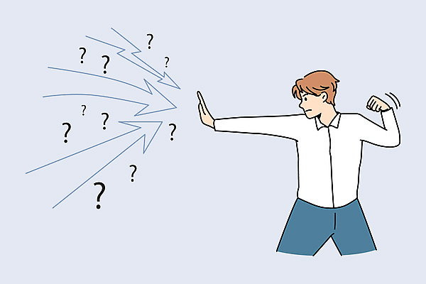 EPS 해외이미지 남자 화살표 일러스트 비즈니스 한명 성인 주먹 물음표 수비 성인남자한명만 해외일러스트 1 기호 모션 사람 남자한명만 성인남자만 파일형식 벡터 이미지허브