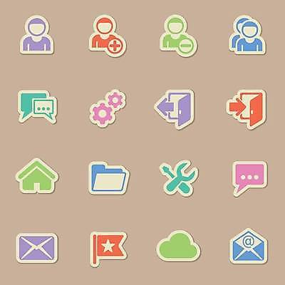 EPS 해외이미지 말풍선 스티커 일러스트 사람모양 사람없음 세트 컬러풀 라벨 문 공구 이메일 톱니바퀴 폴더 클라우드서비스 문자메시지 집모양 해외일러스트 모양 컬러 프레임 도구 메시지 서비스 파일 파일형식 벡터 이미지허브