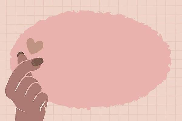 EPS 해외이미지 손 디자인 분홍색 백그라운드 일러스트 프레임 사랑 신체부위 공백 손하트 카피스페이스 해외일러스트 감정 컬러 사람 손짓 파일형식 벡터 이미지허브