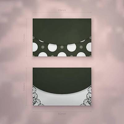 EPS 해외이미지 디자인 백그라운드 패턴 일러스트 명함 사람없음 세트 검은색 고급 만다라 목업 해외일러스트 컬러 컨셉 무늬 파일형식 벡터 이미지허브