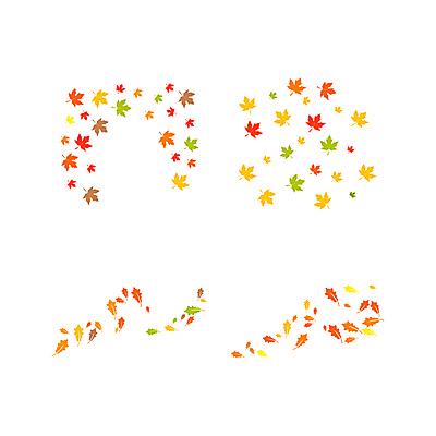 JPG 해외이미지 단풍 낙엽 잎 일러스트 사람없음 엘리먼트 해외일러스트 식물 파일형식 이미지허브