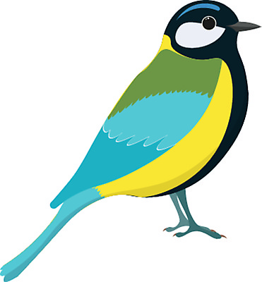 JPG 해외이미지 일러스트 조류 사람없음 파란색 귀여움 해외일러스트 동물 컬러 컨셉 파일형식 이미지허브