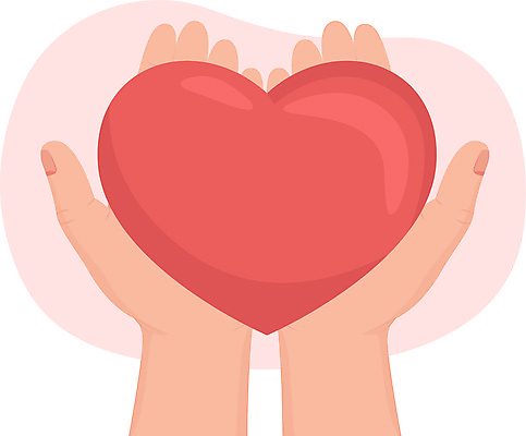 JPG 해외이미지 손 분홍색 일러스트 사랑 들기 사람없음 신체부위 하트 플랫 해외일러스트 모양 감정 컬러 모션 사람 파일형식 이미지허브