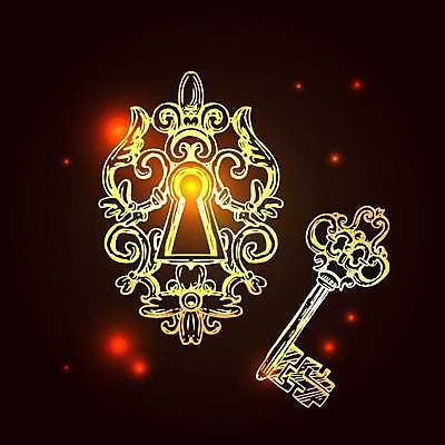 EPS 해외이미지 일러스트 열쇠 사람없음 골동품 스케치 열쇠구멍 해외일러스트 미술 파일형식 벡터 이미지허브