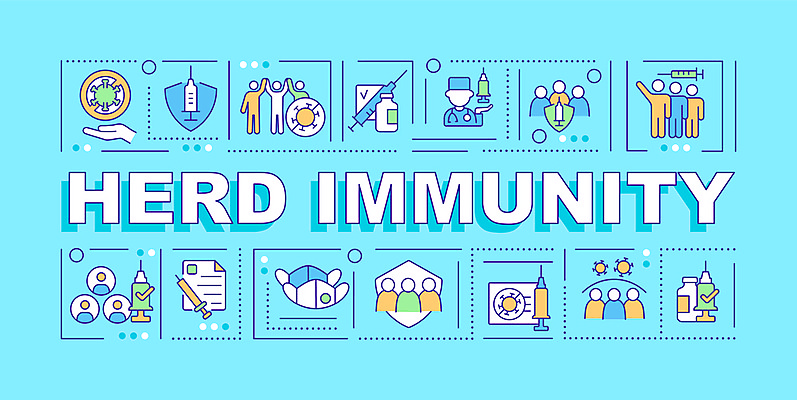 JPG 해외이미지 디자인 선 백그라운드 컨셉 일러스트 건강 타이포그라피 사람없음 단어 약 보호 군중 커뮤니티 면역력 예방접종 예방주사 레터링 집단면역 해외일러스트 문자 의학 주사기 사람 예방 접종 파일형식 이미지허브