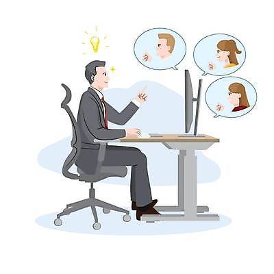 EPS 해외이미지 말풍선 인터넷 일러스트 회사 비즈니스 통신 관계 회의 노동자 거리 아이디어 직장 함께함 말하기 대화 사람 그래픽 사무실 디지털 스크린 흰색 업무 비즈니스맨 네트워크 퍼즐 4 메시지 플랫 계획 만화 무선전화기 부름 문제 온라인 동영상 소셜 해외일러스트 직업 남자 컬러 컨셉 모션 숫자 작업 직장인 전화기 파일형식 벡터 이미지허브