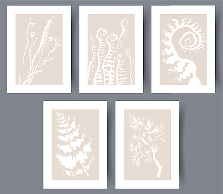 포토 JPG 해외이미지 나무 디자인 줄기 잎 일러스트 추상 미술 사람없음 세트 나뭇가지 그림 베이지색 해외일러스트 식물 컬러 무늬 문화예술 파일형식 이미지허브