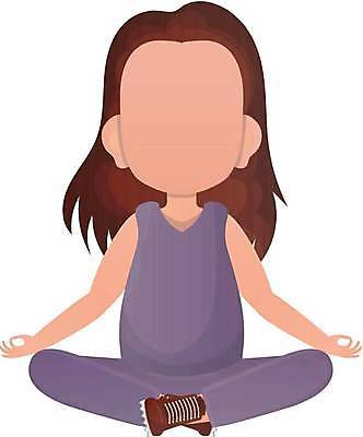 EPS 해외이미지 전신 우먼라이프 여자 어린이 일러스트 요가 휴식 건강 한명 오 편안함 명상 가부좌 소녀한명만 해외일러스트 1 라이프스타일 웰빙 컨셉 사람 앉기 감각 여자한명만 소녀만 파일형식 벡터 이미지허브