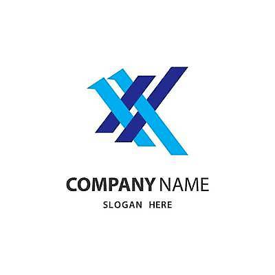 EPS 해외이미지 디자인 알파벳 일러스트 비즈니스 사람없음 파란색 X 심볼 브랜딩 해외일러스트 영어 컬러 파일형식 벡터 이미지허브