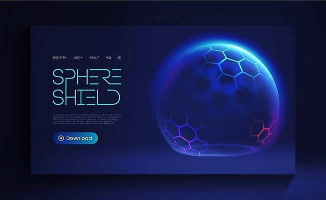 EPS 해외이미지 지구 그래픽백그라운드 일러스트 사람없음 그래픽 파란색 디지털 지구모양 홀로그램 해외일러스트 모양 컬러 백그라운드 파일형식 벡터 이미지허브