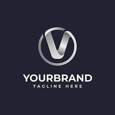 EPS 해외이미지 디자인 알파벳 일러스트 비즈니스 사람없음 은색 심볼 V 엘리먼트 해외일러스트 영어 컬러 파일형식 벡터 이미지허브