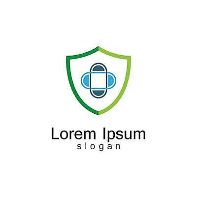EPS 해외이미지 선 일러스트 의학 사람없음 보호 심볼 방패모양 십자모양 해외일러스트 모양 컨셉 방패 십자 파일형식 벡터 이미지허브